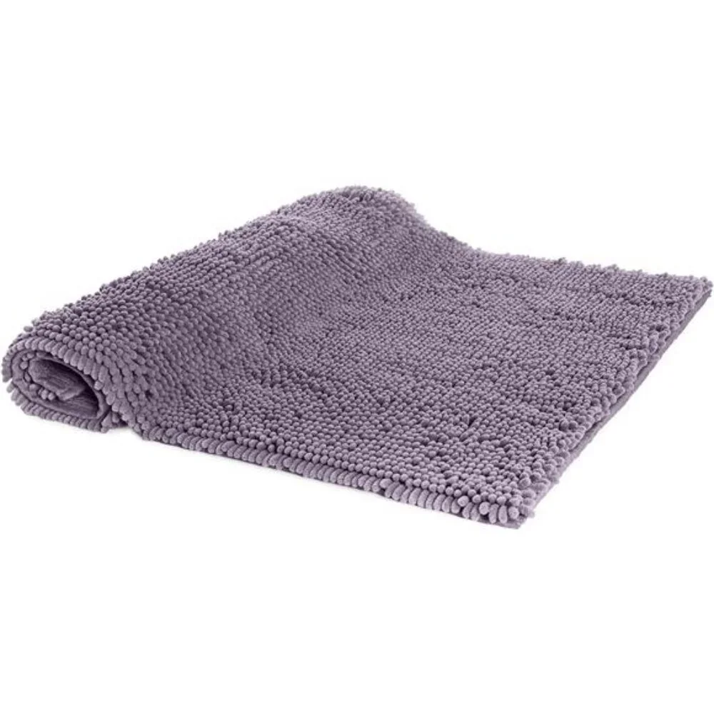 Non-Slip Microfiber Shag Bathroom Rug Mat, 21